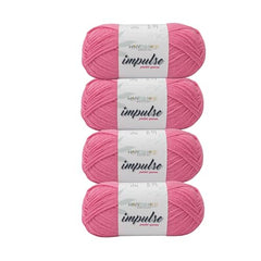 WOAFASHIONS - World of Arts Impulse Hand Knitting & Crochet Yarn, Premium Acrylic, 4 : Medium (Anchor Grey) (100gms / 3.5oz / 200mtr / 218yds)