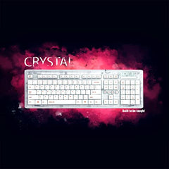 Arctic Fox Crystal Wired Keyboard (Grey)