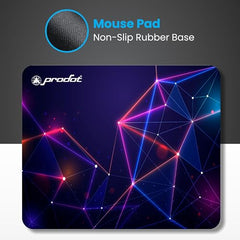 Prodot 5-in-1 Wired Combo Pack | 247s Wired Keyboard + Quad Optical Mouse with Adjustable DPI + 4 in1 Port USB Hub + USB Type-A to Type-C OTG + Anti-Slip Mouse Pad | for Laptop/Desktop