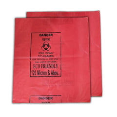 HEAN Bio Hazard Waste Disposal Bags, 20x24 inch, 75 Micron, Bio Medical Garbage Bags (Yellow - 10)