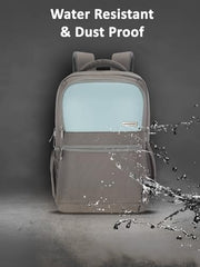 Lavie Sport 45cm Pioneer 24 Litres Laptop Backpack with Trolley Sleeve For Men & Women|Vegan Leather|Office Travel Backpack|Front organizer|Bottle Holder|Fits upto 14" Laptop