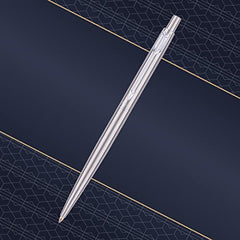 Parker Gift Set | Vector Special Edition Chrome Trim Roller Ball Pen with Parker Keychain | Ideal for Gifting | Elegant Gift for Any Occasion