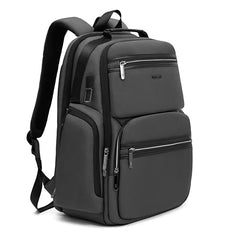 ICON The Overnighter Laptop Backpack 30L | Durable Oxford Fabric, Fits 15.6" Laptops | USB Charging Port, Luggage Sleeve | Water-Resistant, Multipurpose Unisex Bag for Short Trips - Blue.