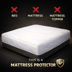 Vastrora 100% Waterproof Mattress Protector Queen Size 5x6 Ft | 60x72 in | Pee & Urine Proof Mattress Cover | Elastic All-Around | Terry Cotton Fitted Bed Cover | Noiseless, Breathable Bed Protector