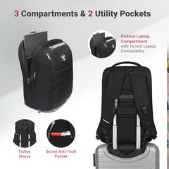 URBAN TRIBE Fitpack Pro Laptop Backpack (15.6 Inch) with Shoe Compartment Multipurpose Bag for Men and Women |35 litres | (Camouflage), m