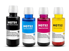 CANOFF GT53Xl for HP Black Pigment Refill Ink Compatible for HP Ink Tank 115, 310, 315, 319, 410, 415, 416, 419, 455, 500, 515, 530, 615, GT 5810, GT 5811, GT 5820 (GT53XL Black 5, 135ml)