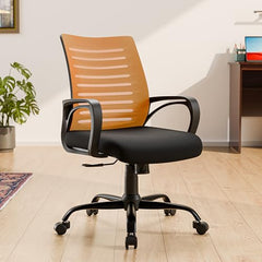 Green Soul Atom | Ergonomic Office Chair for Home & Office | 12 Months Warranty | Comfortable & Spacious Seat | Rocking-tilt Mechanism | Heavy Duty Metal Base (Black)