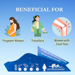 FLOH Disposable Stand and Pee Funnel for Women | Female Urination Device | Portable Female Urine Funnel | Easy to Use & Leak-Resistant | For Travel, Camping & Public Toilets | Pack of 20