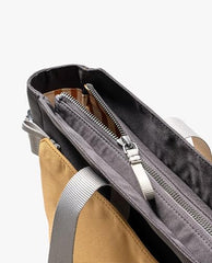 DailyObjects Recycled PET Dual Color Key Tote Bag For Women & Girls | Stylish Ladies Purse for Everyday Essentials | Fits any Laptop Upto 15.6 Inch | Padded Laptop Compartment - (Charcoal-Kelp)