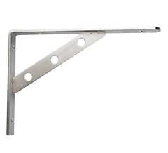 SYGA Stainless Steel Solid Thickened Triangular Bracket Wall-Mounted Rack Partition Support Layer Plate Support Bracket(4MM-200MM-LONG)