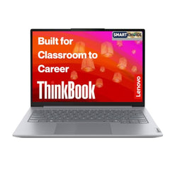 Lenovo Smartchoice ThinkBook 14, Intel Core 5 210H, 16GB RAM, 512GB SSD, WUXGA IPS 14”(35.56cm), Win11, Office 2024, Arctic Grey, 1.36Kg, 21UYA04VIG, Fingerprint, Backlit, 400Nits, 1Y Warranty, Laptop