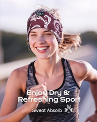 MUSICOZY Sleep Headphones Bluetooth Headband Headphones for Side Sleepers | Sleeping Headbands Wireless Sports Earphones Sweat Resistant Earbuds for Workout Running Cool Gadgets Unique Gifts for Women