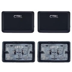 2pcs Backlit Ctrl Keys Replacement for Logitech G915 G913 G813 G815 TKL RGB Mechanical Gaming Keyboard Keycaps Black