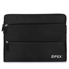 360 Protective 16 Inch Laptop Sleeve Case & Charger Pouch with 2 Front Pockets & Carry Handle | Compatible with 15-16 inch HP, DELL, Asus, Mackbook Devices | Water-Resistant | Blue