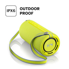 We. by Loewe Hear 2 Portable Bluetooth Speaker, 60W Music Power, Deep Bass Subwoofer, 17 Hr Long Battery Life, IPX4 Water Resistant, USB-C Wireless Speaker for Home & Outdoor, Storm Grey