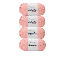 WOAFASHIONS - World of Arts Impulse Hand Knitting & Crochet Yarn, Premium Acrylic, 4 : Medium (Anchor Grey) (100gms / 3.5oz / 200mtr / 218yds)