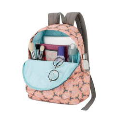 Genie Miami Laptop Backpack for Women (16 Inches) | Modern Office, College & Travel Laptop Backpack | Padded Laptop Sleeve | Rose