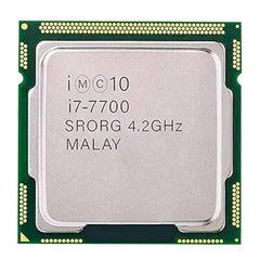Core i7 7700 7th Generation Desktop Processor, 3.60 GHz, LGA1151 Socket, 4 Cores, 8 Threads, 8 MB Cache, Desktop Processor, (Silver)
