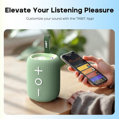 Tribit StormBox Mini+ Portable Bluetooth Speaker, 12W 360° Surround Sound