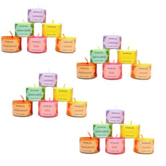 Indoblaze Aroma Candles Gift Set | 6 Fragrances Aroma Candle | Scented Candles Set | Perfect for Gifting (Pack of 12)