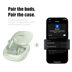 Noise Buds VS402 Gen 2 Truly Wireless Earbuds with 31dB ANC, 10mm Driver, 23H Playtime, Quad Mic ENC, Bluetooth 6.0, Dual Pairing, Volume Scroller, IPX4, Music & Video Modes - (Glacier Mint)