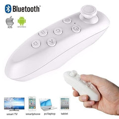 Drumstone Mini Bluetooth Controller, 3-in-1 Gamepad, Selfie Shutter & Media Remote, Wireless Controller for Android, Windows Devices, Mobile Phones, Tablets, PC & VR Headsets