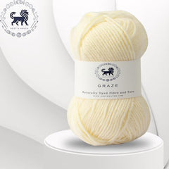 Nestnhaven Acrowools Graze Hand Knitting and Crochet Yarn. Pack of 1 Ball - 100gms. Shade no - NNHG001 (Berry Purple)