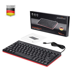 Perixx PERIMICE-201U B, Wired USB Mouse - 3 Button - 800dpi Optical Resolution - Illuminated Wheel - 5 Ft Cable - Black