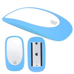 Hi Color Silicone Case Cover Protective Skin for Magic Mouse 1/2 Silicone Case for Apple Magic iPad Mouse (Light Gray)