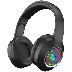 truke Newly Launched BTG 500 Over The Ear Gaming Headphone with 40mm Drivers, 10H of Playtime, Dual Pairing, Gaming Mode (50ms Latency) with RGB LEDs, TF Card with Volume Control, BT 5.4 (Sky Blue)