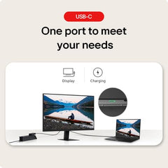 LG 27U631A 27 Inch (68.47 cm) QHD (2560x1440) IPS PC Monitor with HDR10, Flicker Safe, HDMI, DP, HP Output USB-C (15W PD), 100Hz 5ms (GtG), Tilt Adjustable, 3-Side Virtually Borderless Design sRGB 99%