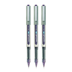 uni-ball Eye UB157 0.7 mm Roller Ball Pens, Black Ink, Pack of 3
