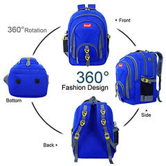 ROZEN 46 cms School Bag Class 5-12 Large 4 partition Laptop Collage Office Travel Backpack Unisex (GREY)