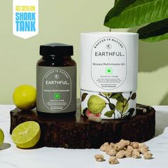 Earthful Multivitamin for Women 40+, 50+, Nearing Menopause | Improved Immunity, Hormonal Health, Skin, Hair & Bone Health | 100% Natural and Plant Based with 12 Vital Vitamins, Herbs | Pack of 2