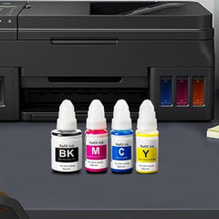 Ink Set GI-790 Compatible with Canon G1000, G1010, G1100, G2000, G2002, G2010, G2012, G2100, G3000, G3010, G3012, G3100, G4000, G4010 (CN - 790 Set)