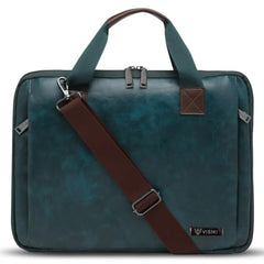 VISMIINTREND Laptop Leather Bag for Man | Coffee Brown