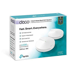 TP-Link Deco E4 Whole Home Wi-Fi Mesh System, Seamless and Speedy(AC1200) 1200Mbps Wireless, Works with Amazon Echo/Alexa, Router and WiFi Booster Replacement, Parental Control, Dual_Band