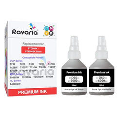 Ravaria Refill Ink for HP GT51XL/53XL GT 52 for HP Ink Tank 115,310,315,319,410,415,416,419,455,500,515,530,589,615,750,790,670,GT5810,GT5811,GT5820(GT51XL + GT52CMY(4 Color Set),Multi-Color Pack)
