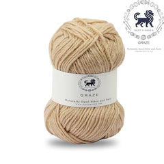 Nestnhaven Acrowools Graze Hand Knitting and Crochet Yarn. Pack of 1 Ball - 100gms. Shade no - NNHG001 (Berry Purple)