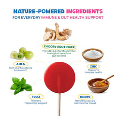 Wellopia Immune Support Pops | Orange & Mixed Berry | Ages 2+ | 15 Pops