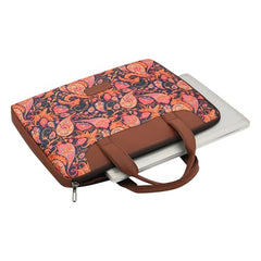 Tabelito Laptop Sleeve Bag 13" to 15.6 inch for Women Jute and Vegan Leather Office Everyday Handbags