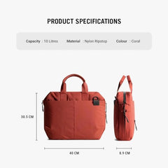 DailyObjects Unisex PET Deep Sea Ambit Messenger Bag (13L) For Office & Daily Use|100% Recycled |Stylish Shoulder Travel Bag |Fit Any Laptop Upto 14 Inch | Adjustable Straps & G-Hook Closure