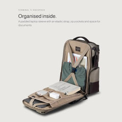 scarters Terminal T2 Backpack 24L, Fits 15.6" Laptop (Black)