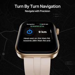 boAt Chrome Endeavour, Premium Metal Body, 1.96”(4.97cm) AMOLED Display,AI Coach Health Insights,Advanced S1 Processor,HRV,VO2 Max,Auto Watchface Refresh, Smart Watch for Men & Women (Fusion Blue)