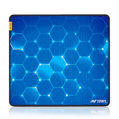 Ant Esports Prism Mouse Pad with Anti-fray Stitching, Waterproof Surface & Non-Slip Rubber Base with Stitched Edges Gaming Mouse Mat for Laptop, Compatible with Laser and Optical Mice – Black