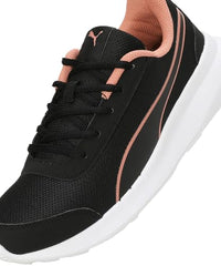 Puma Womens Dazzler WNS Black-White-Deeva Peach Sneaker - 7 UK (31218201)