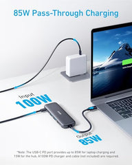 Anker USB C Hub, 332 USB-C Hub (5-in-1) with 4K HDMI Display, 5Gbps USB-C Data Port and 2 5Gbps USB-A Data Ports and for MacBook Pro, MacBook Air, Dell XPS, Lenovo Thinkpad, HP Laptops and More
