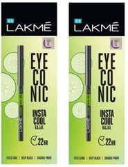 Lakme 9-5 Eyeconic Kajal, Classic Brown, Smudgeproof and Waterproof that lasts upto 24H, for 2x dark pigment, 0.35g