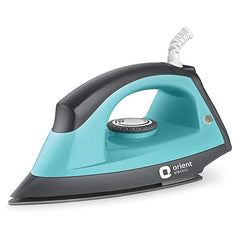 Orient Electric DIFP10BP Fabric Press Dry Iron (Black and Blue)