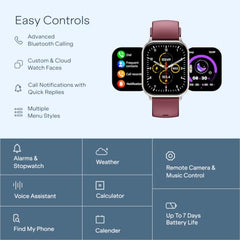 boAt Ultima Ember 2 Smartwatch, 1.96” AMOLED Display, Ultra Bright 1000 nits Brightness, AOD, Personalized Fitness Nudges, Functional Crown, 100+ Sports Mode smartwatch for Men & Women (Active Black)